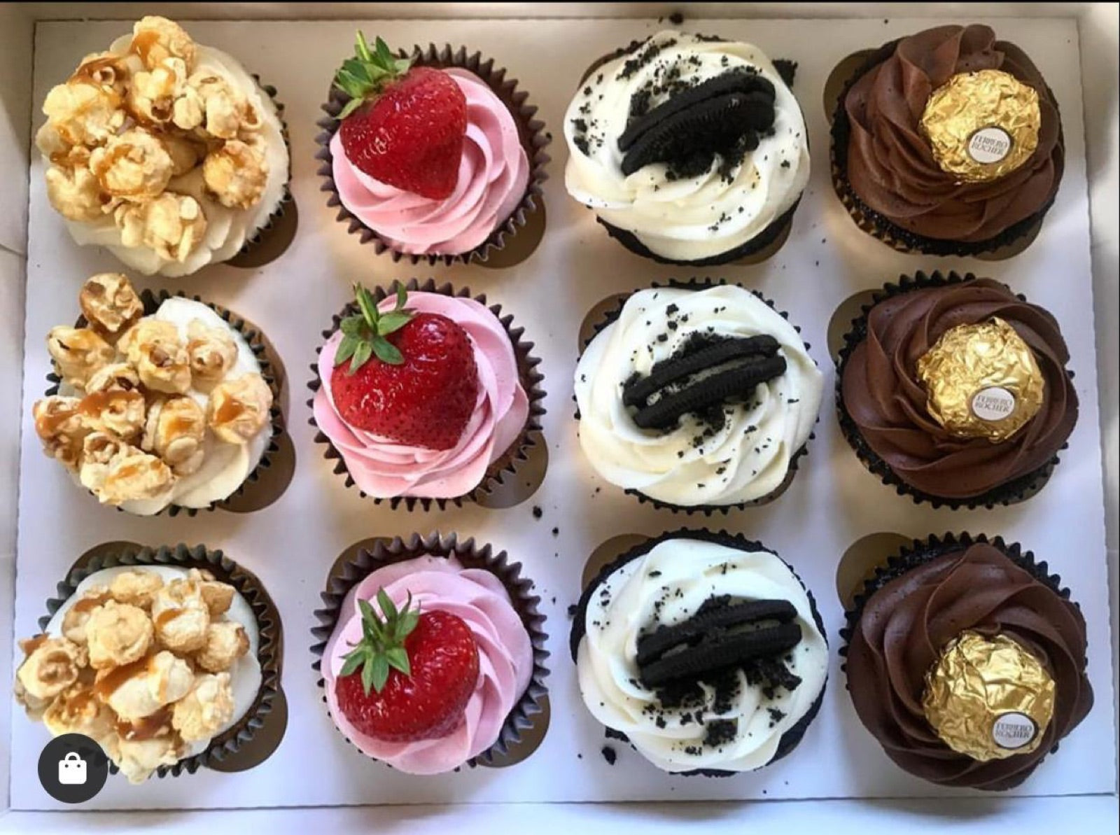 Birthday cake design from the Dimple Boy Cupcakes gallery