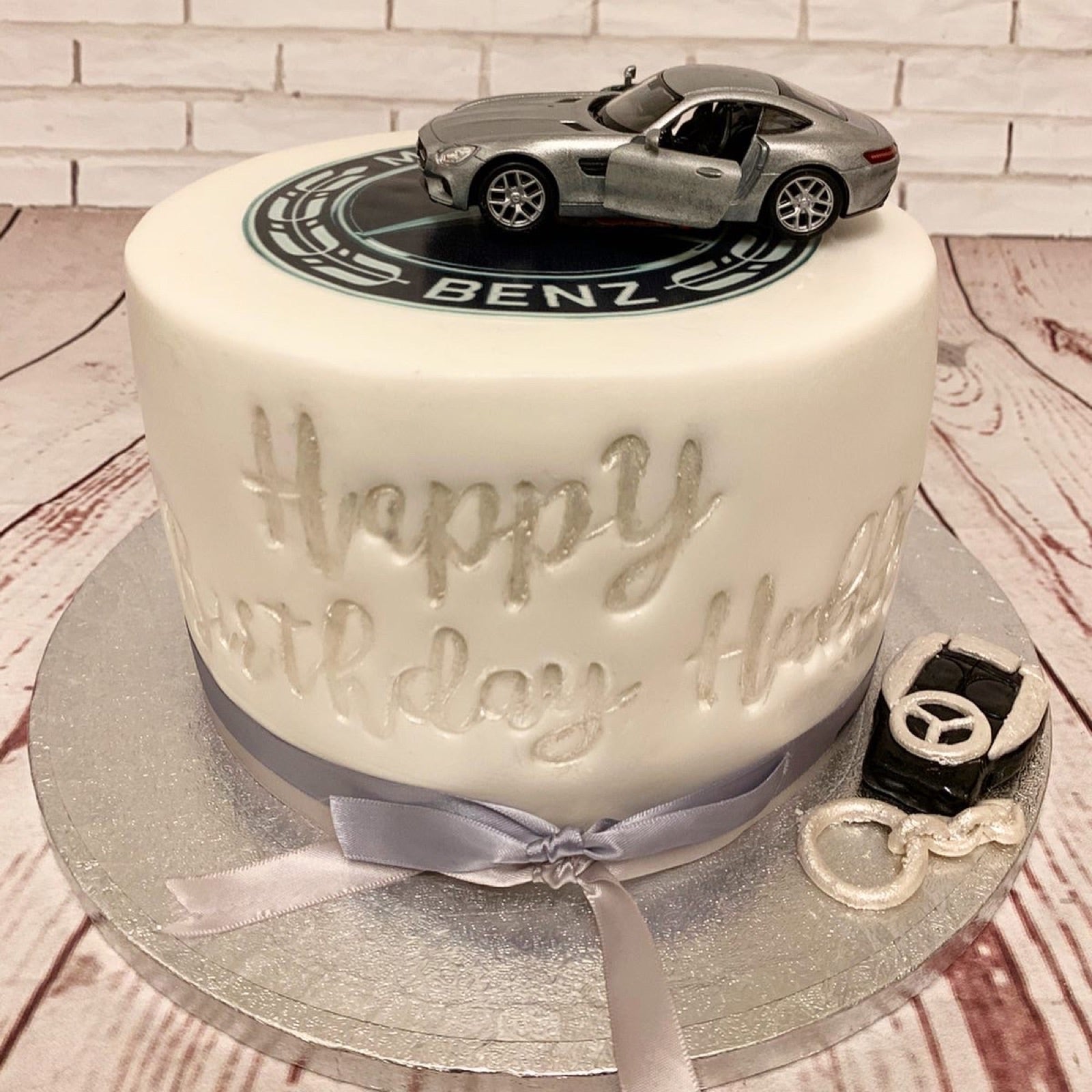Custom celebration cake by Dimple Boy Cupcakes