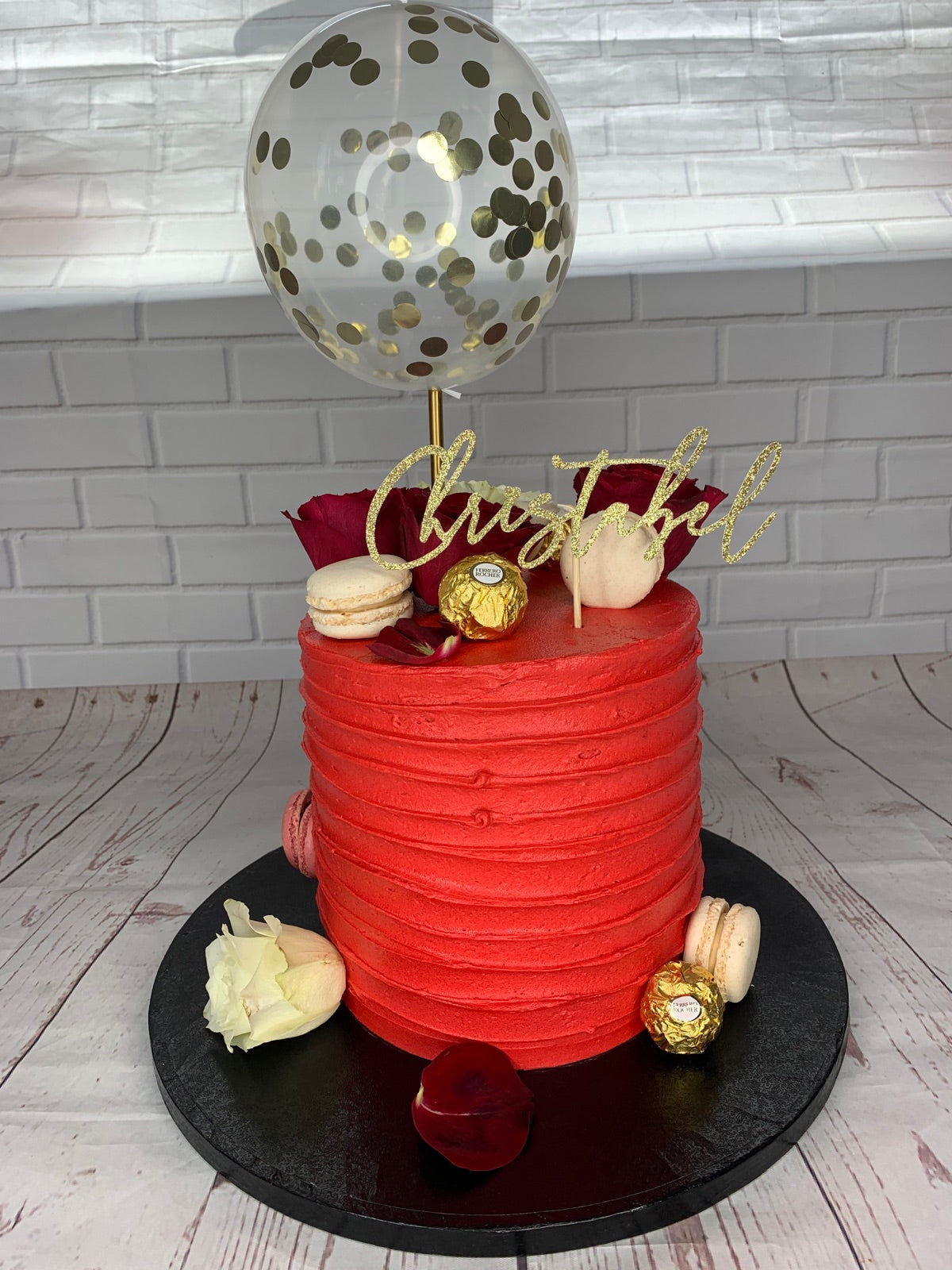 Bespoke cake and cupcake portfolio example