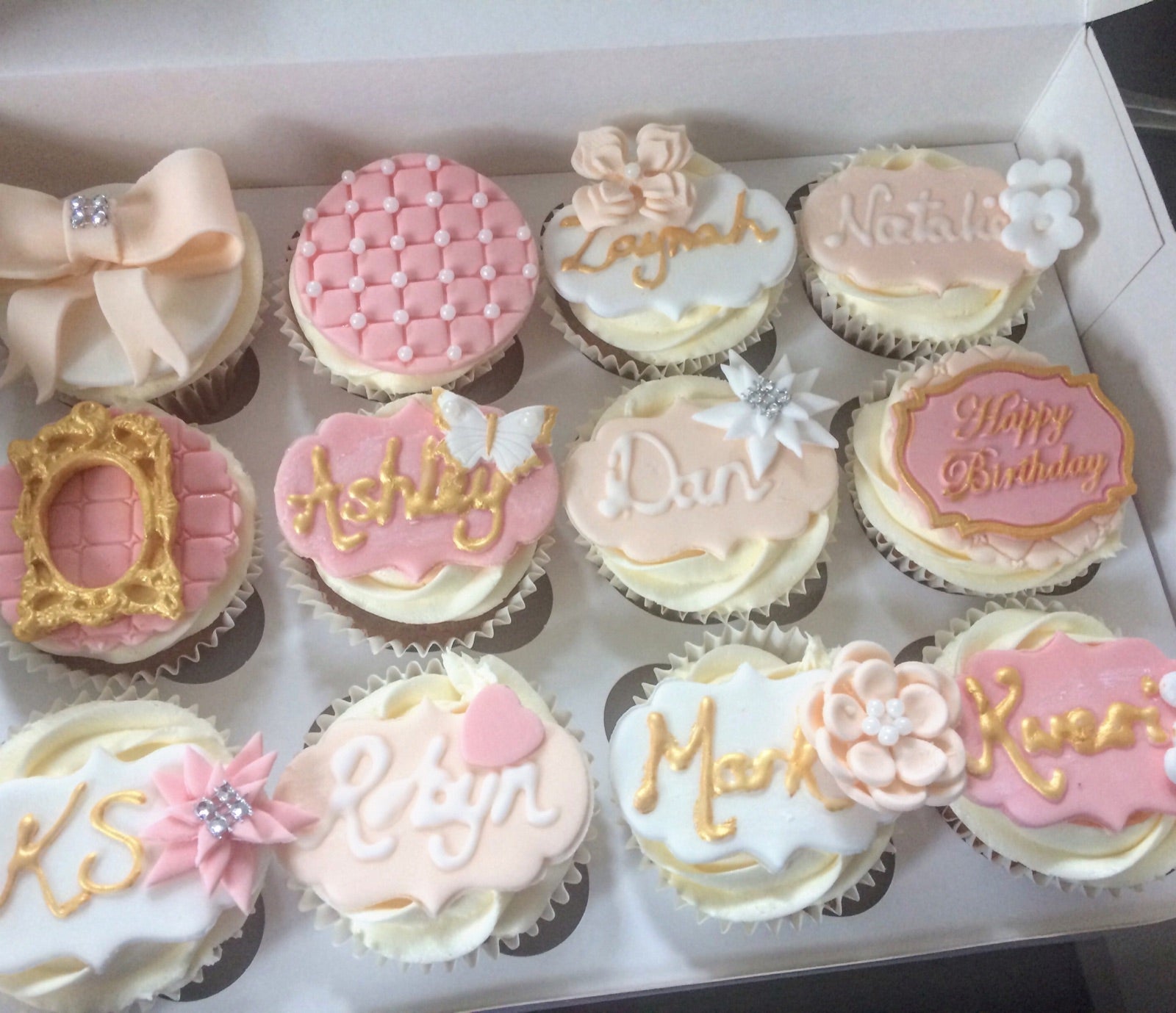 Birthday cake design from the Dimple Boy Cupcakes gallery