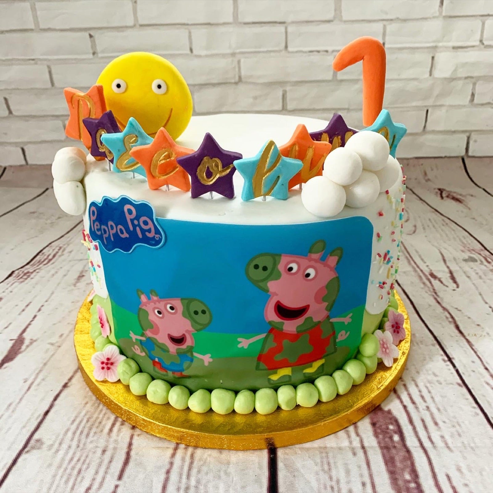 Birthday cake design from the Dimple Boy Cupcakes gallery