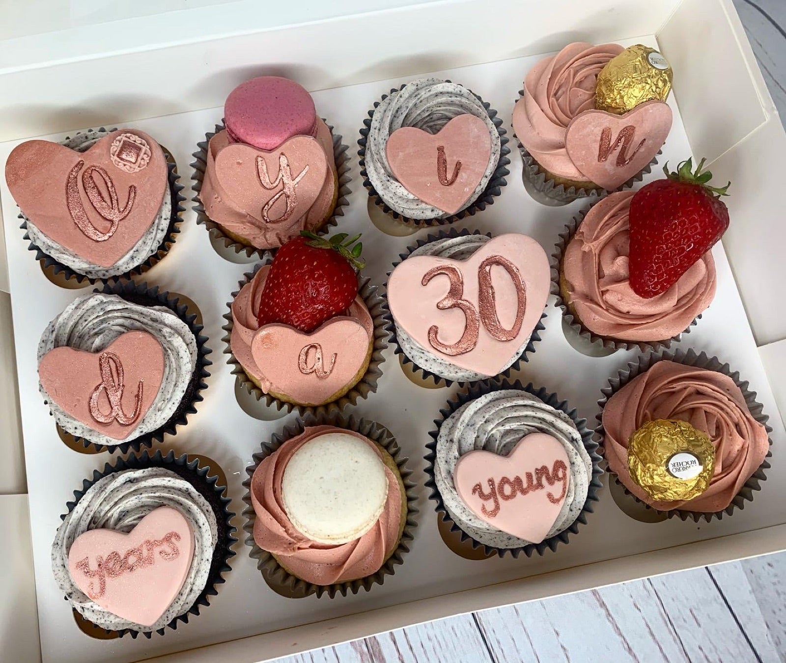 Custom celebration cake by Dimple Boy Cupcakes