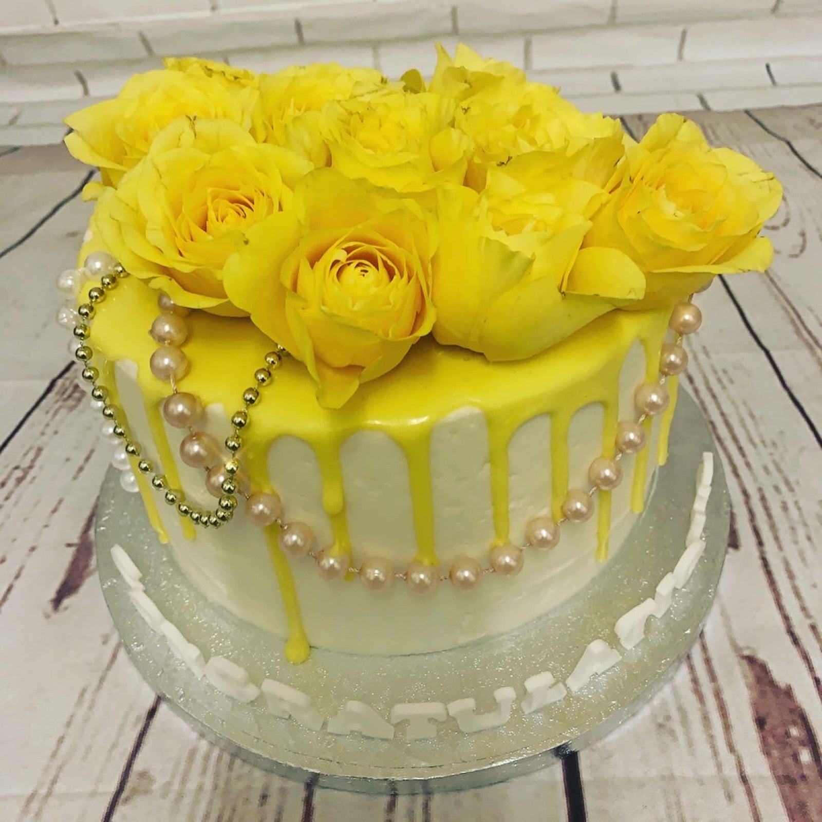 Custom celebration cake by Dimple Boy Cupcakes