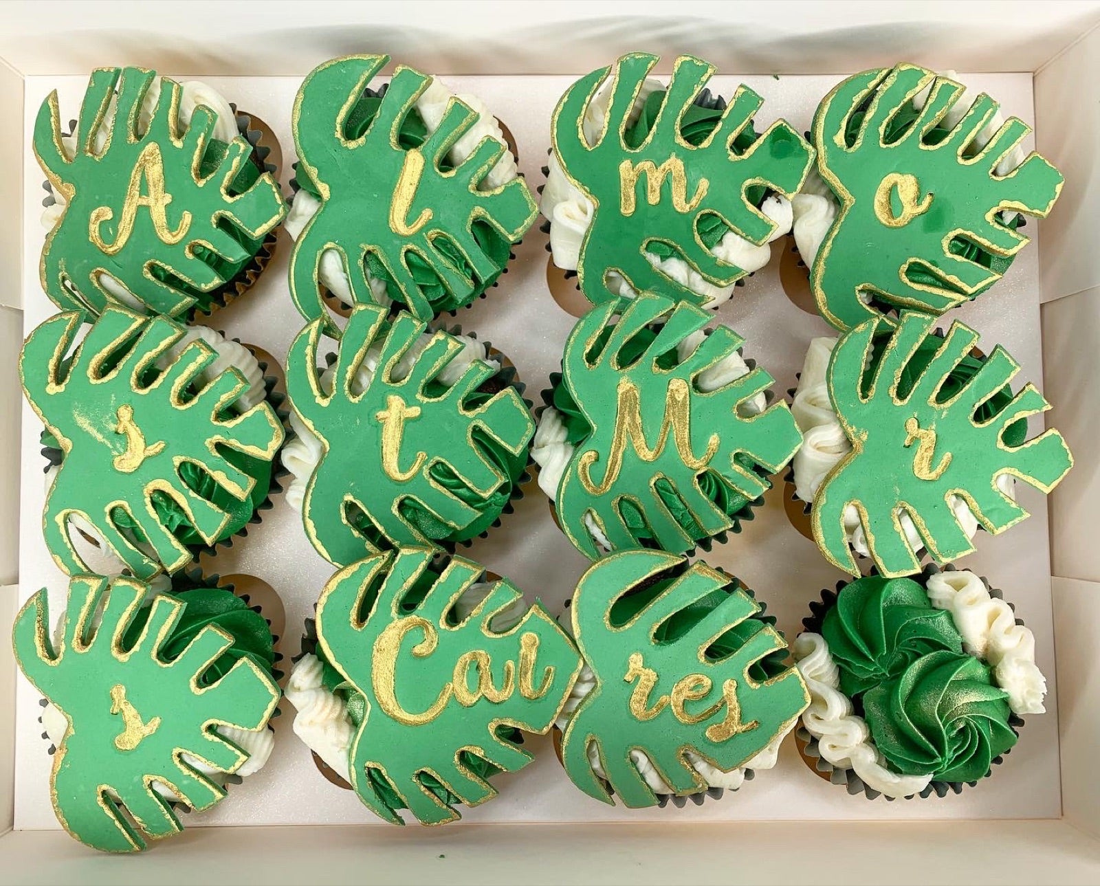 Birthday cake design from the Dimple Boy Cupcakes gallery