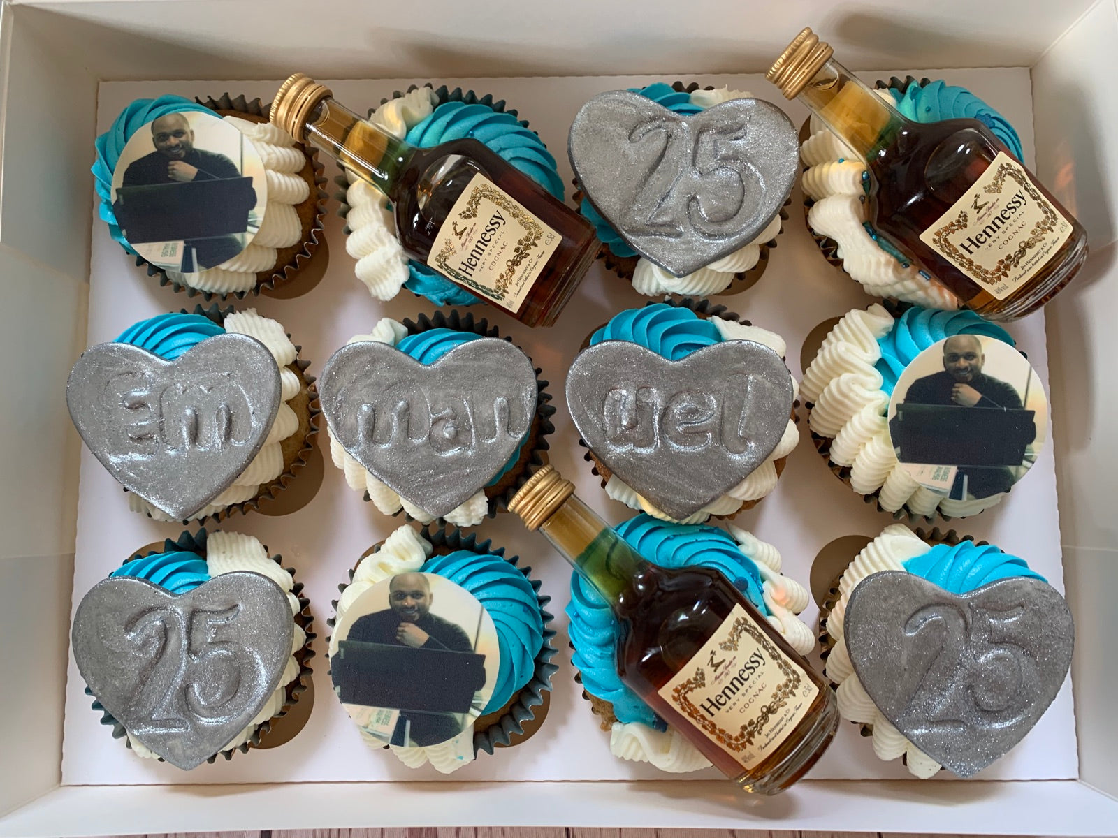 Birthday cake design from the Dimple Boy Cupcakes gallery