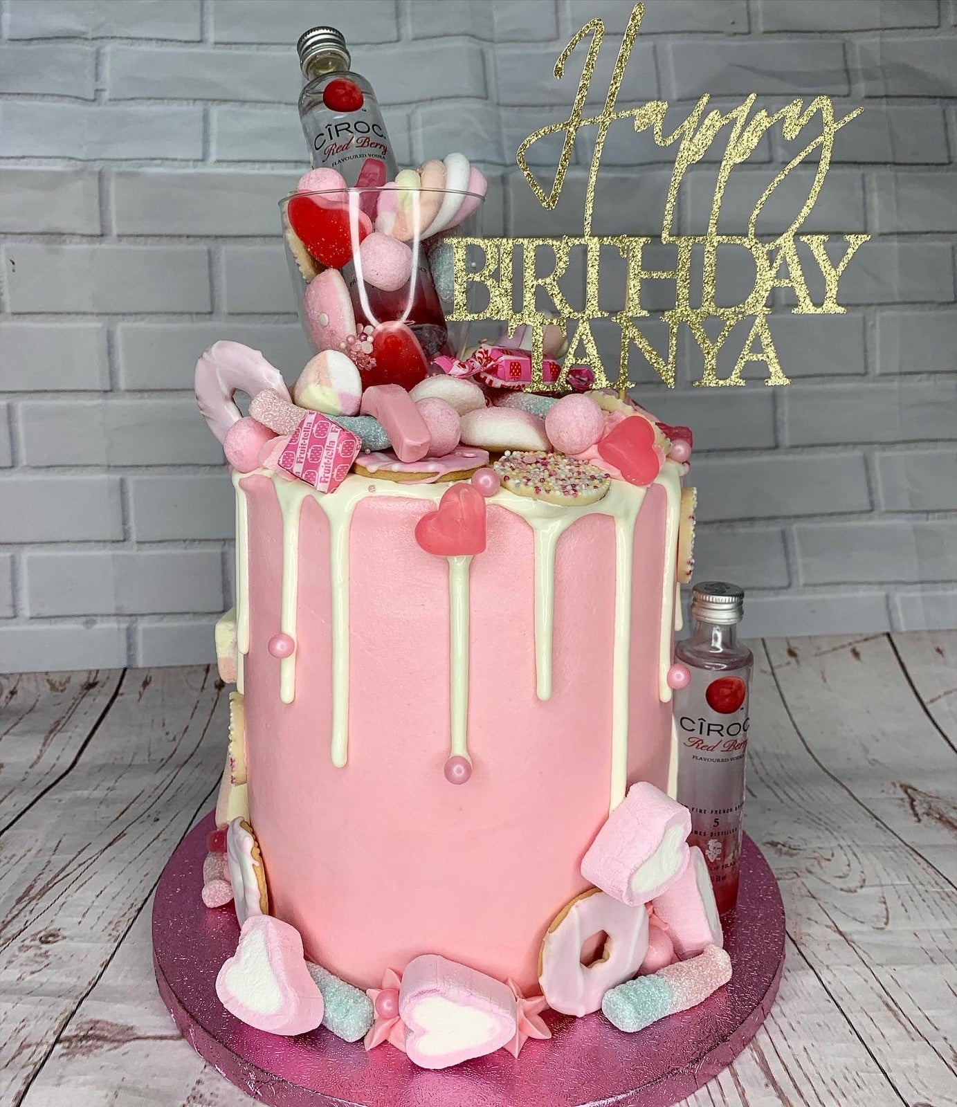 Custom celebration cake by Dimple Boy Cupcakes