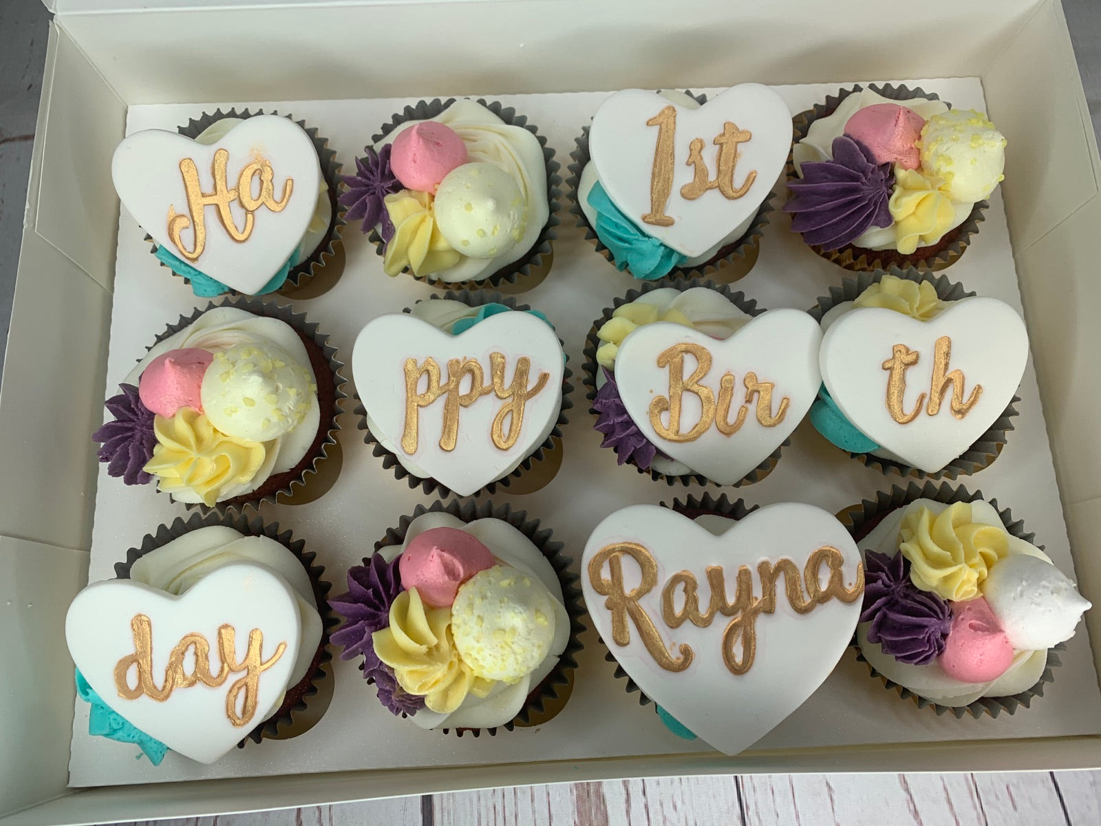 Custom celebration cake by Dimple Boy Cupcakes