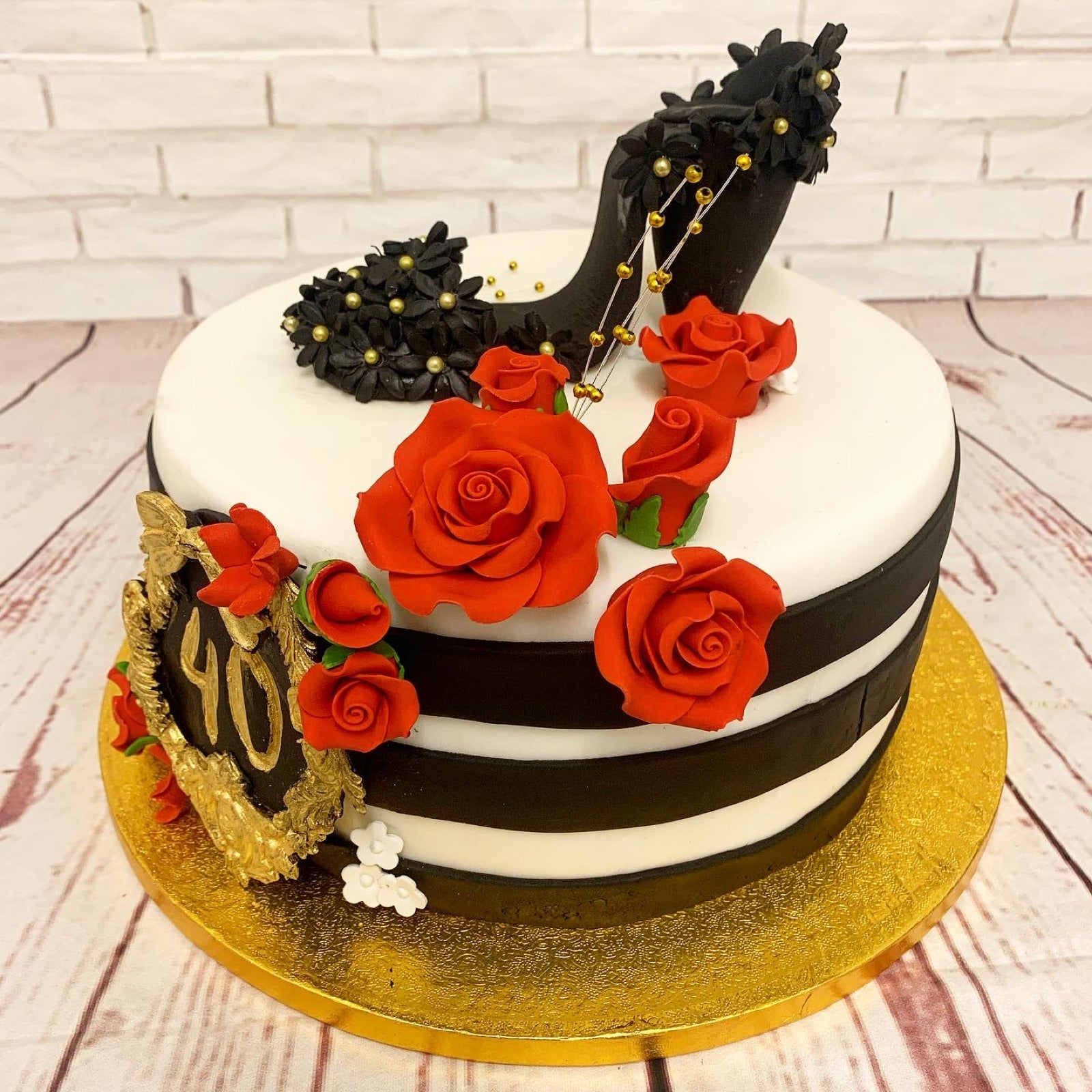 Custom celebration cake by Dimple Boy Cupcakes