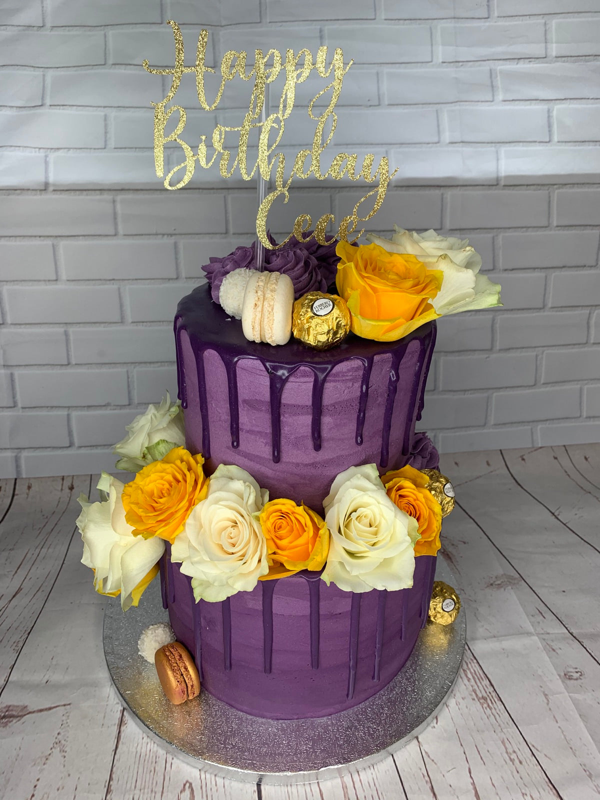 Custom celebration cake by Dimple Boy Cupcakes