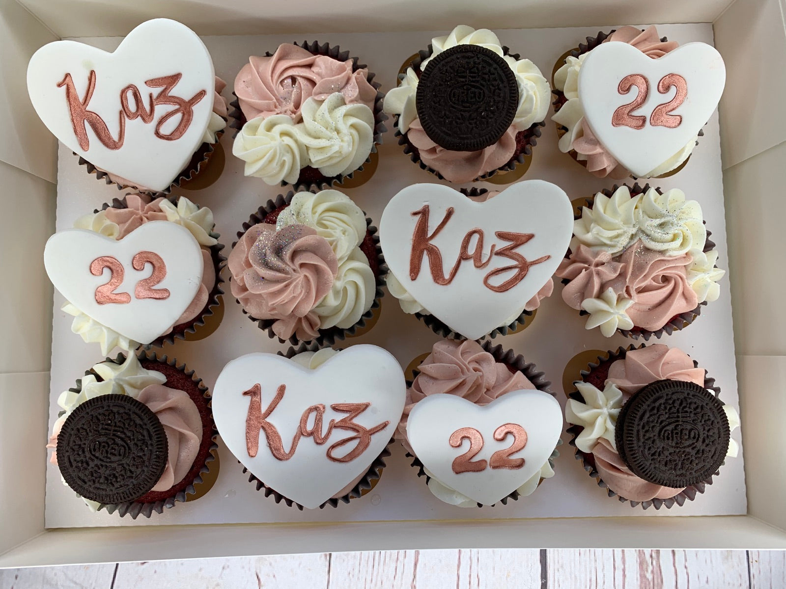Bespoke cake and cupcake portfolio example