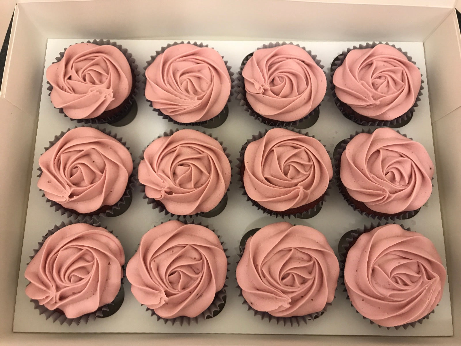 Corporate cupcake and branded bake example
