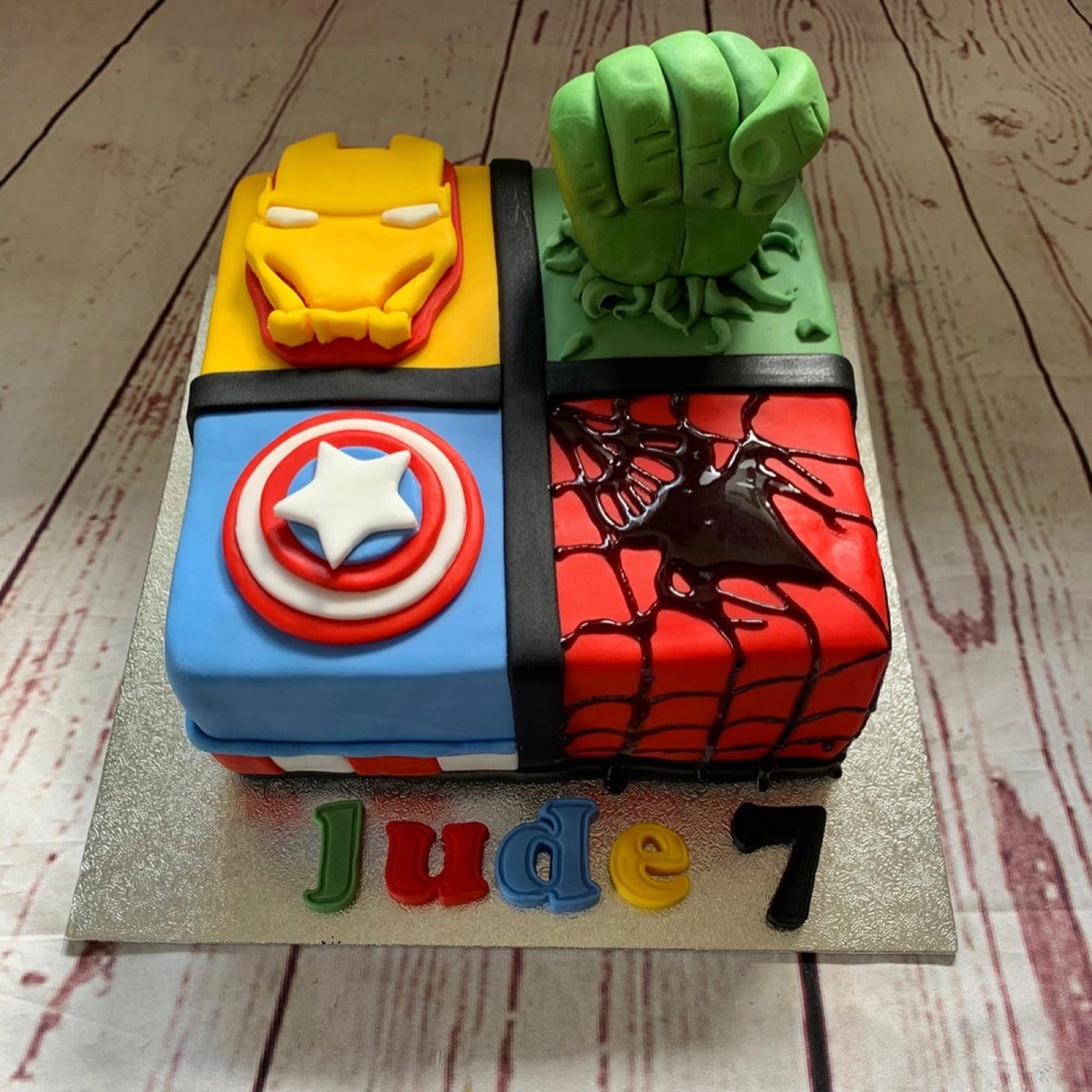 Custom celebration cake by Dimple Boy Cupcakes