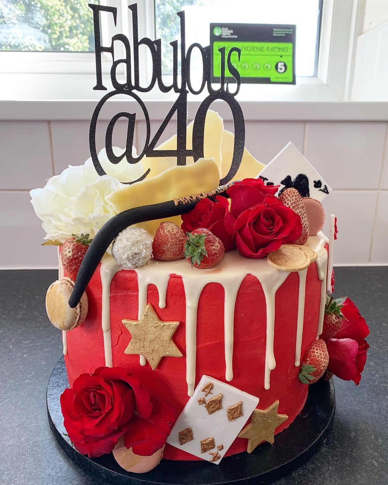 Birthday cake design from the Dimple Boy Cupcakes gallery