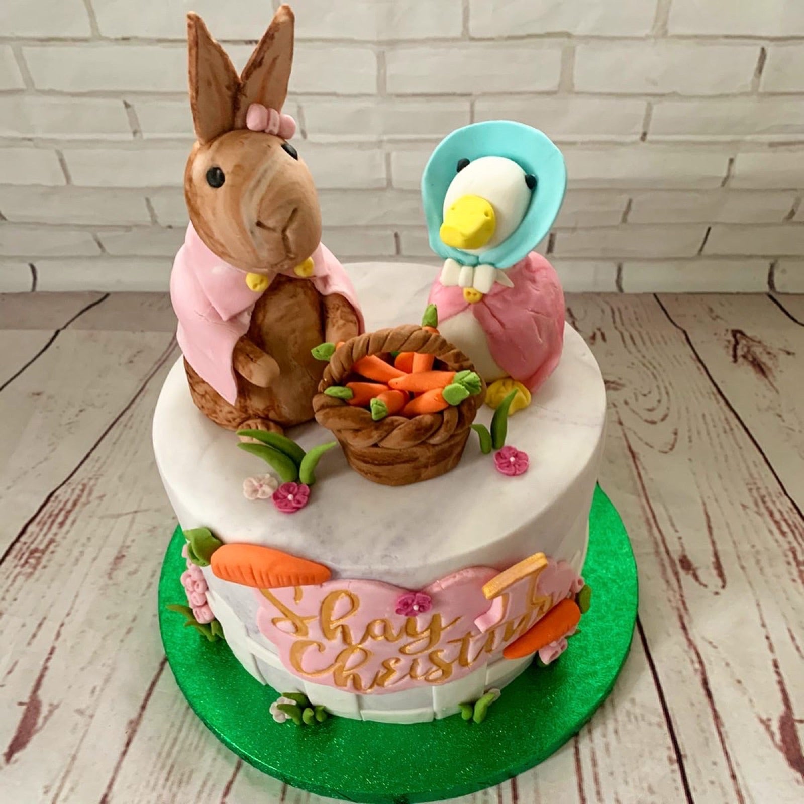 Bespoke cake and cupcake portfolio example