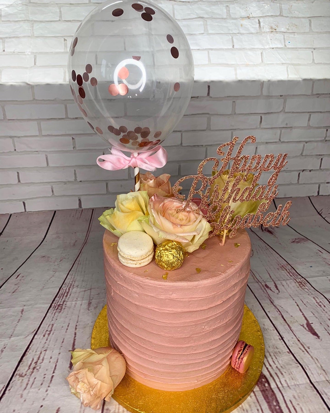 Birthday cake design from the Dimple Boy Cupcakes gallery