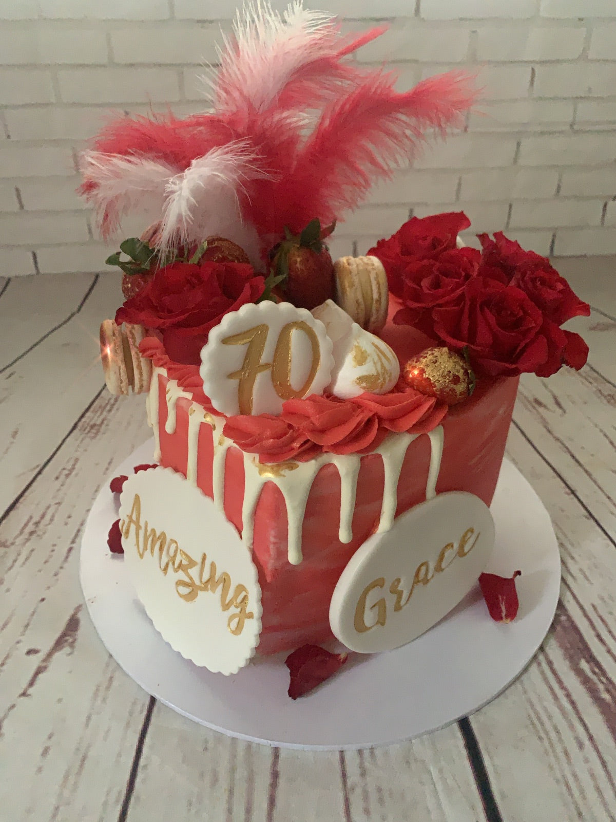 Birthday cake design from the Dimple Boy Cupcakes gallery