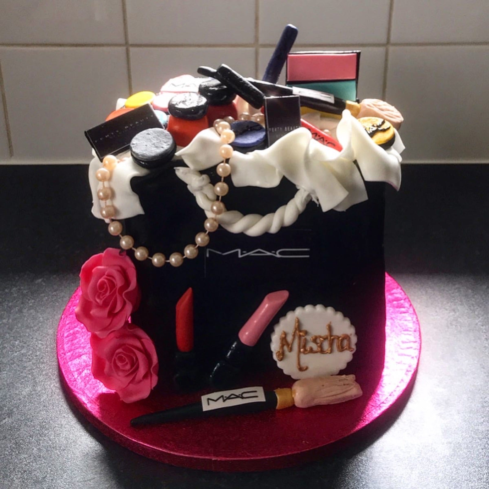 Bespoke cake and cupcake portfolio example