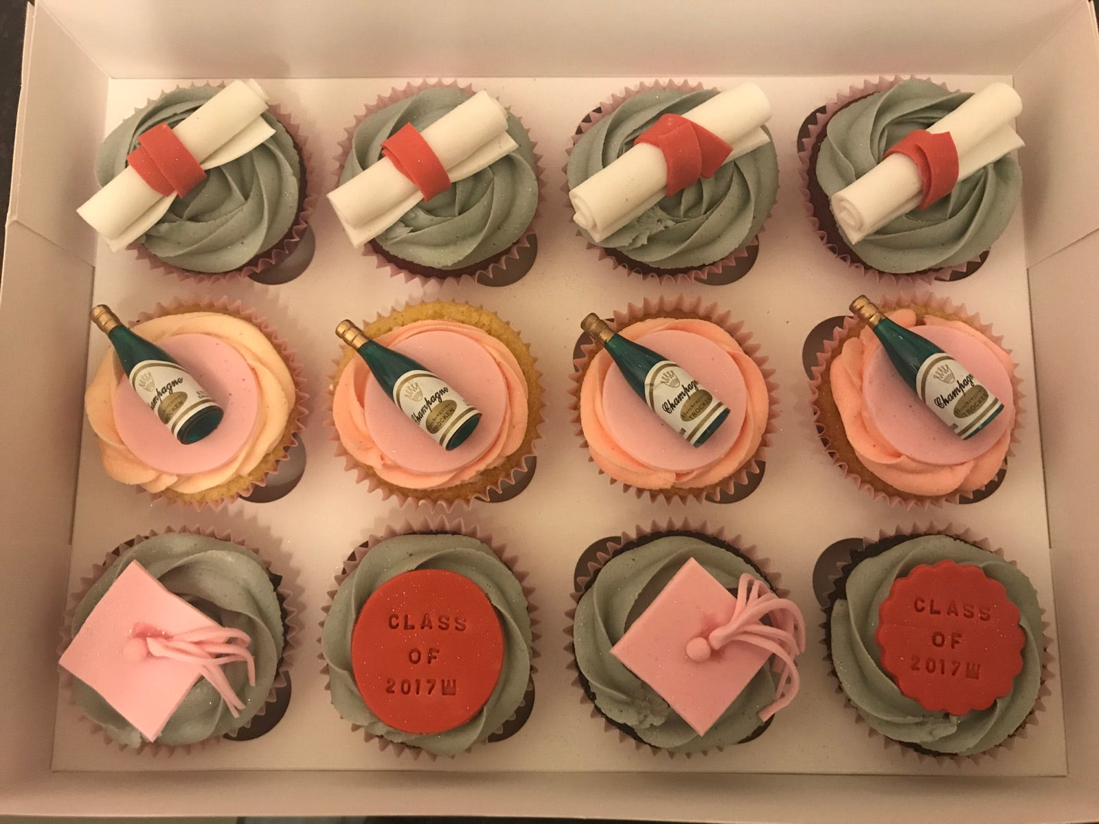 Birthday cake design from the Dimple Boy Cupcakes gallery