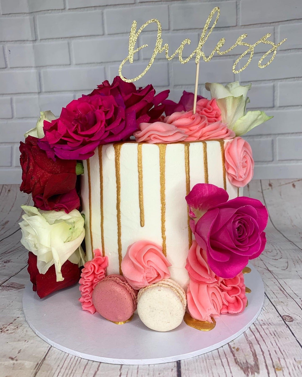 Corporate cupcake and branded bake example