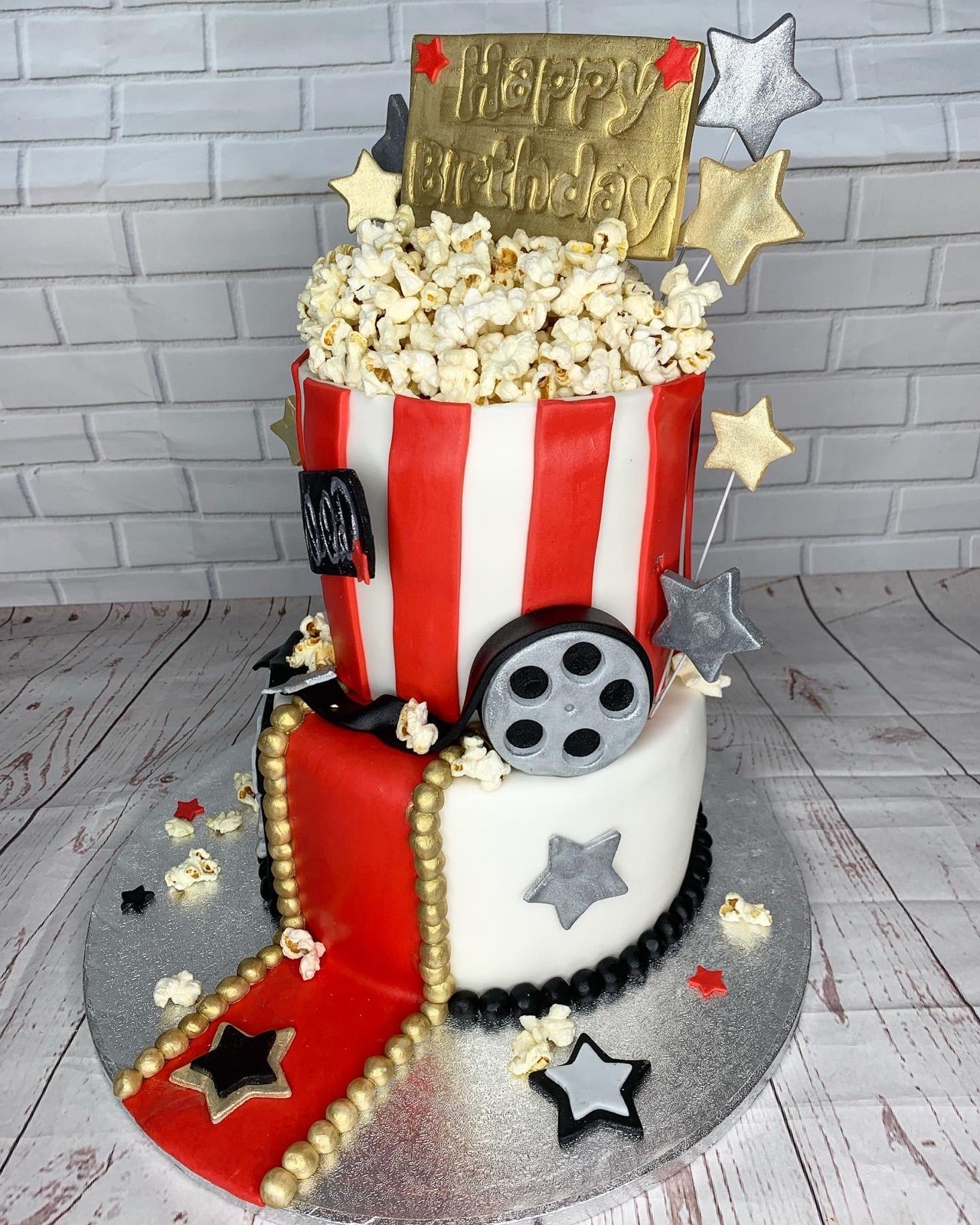 Custom celebration cake by Dimple Boy Cupcakes
