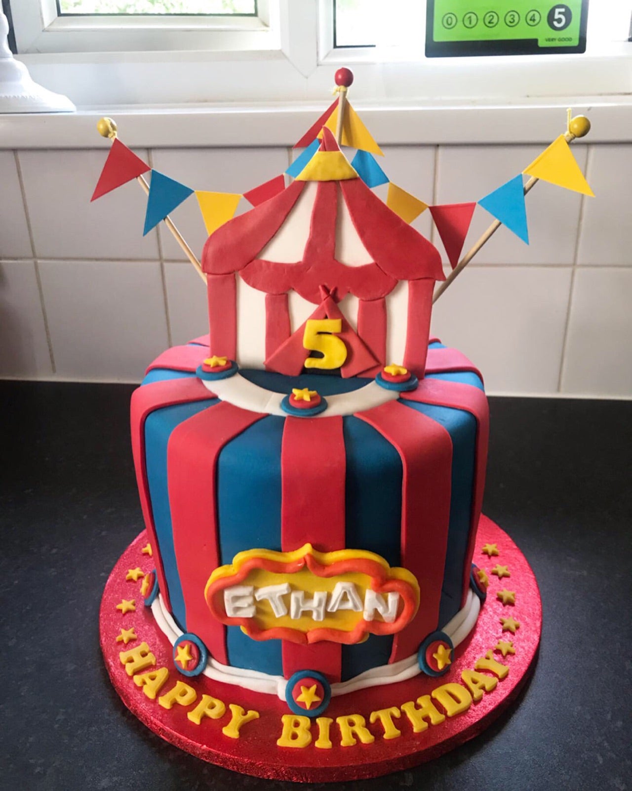 Custom celebration cake by Dimple Boy Cupcakes