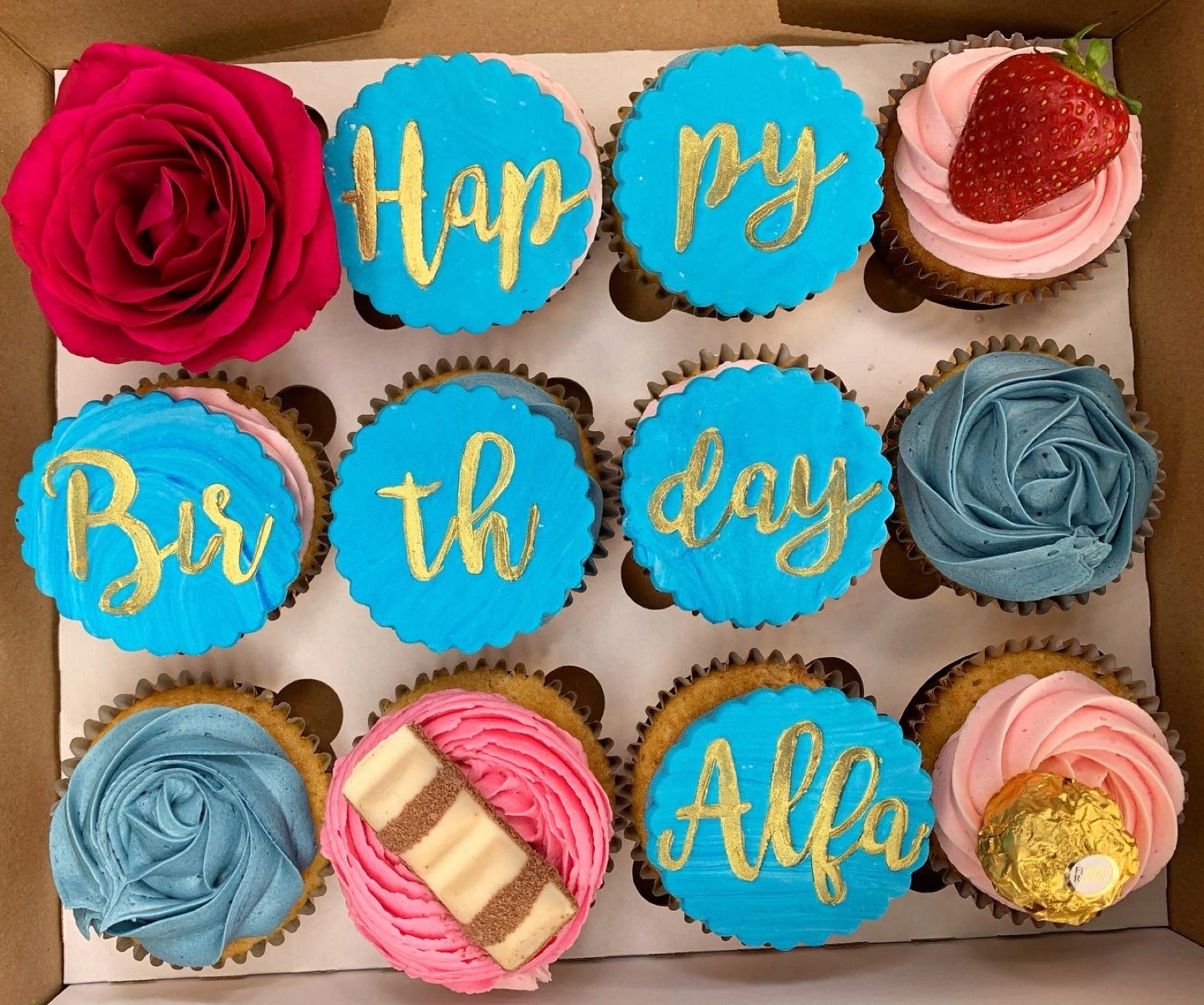 Bespoke cake and cupcake portfolio example