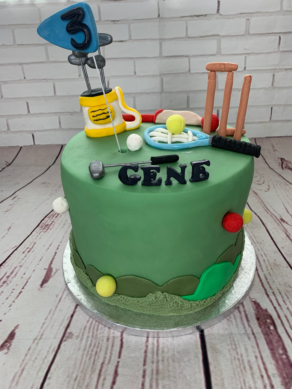 Custom celebration cake by Dimple Boy Cupcakes