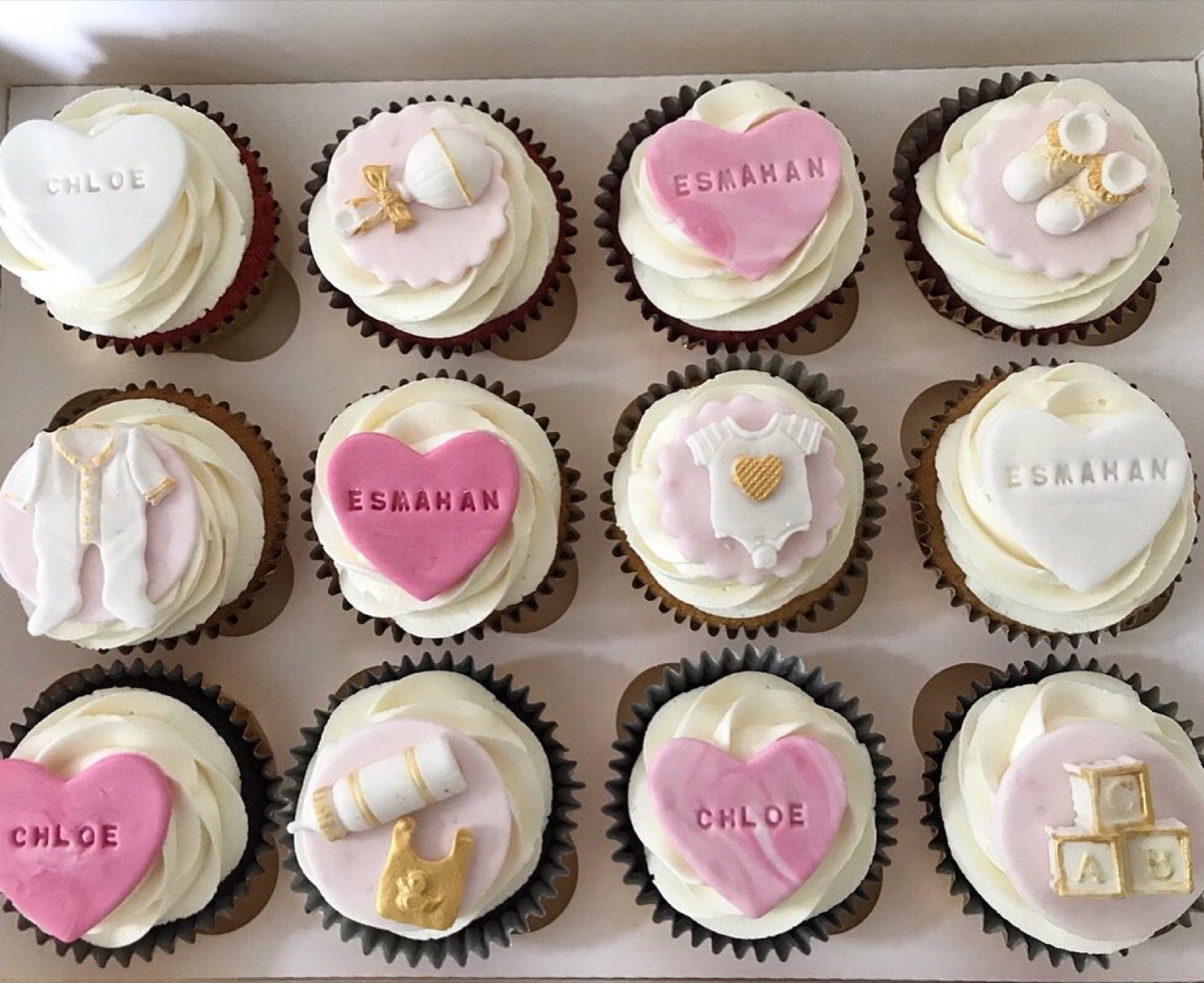Bespoke cake and cupcake portfolio example