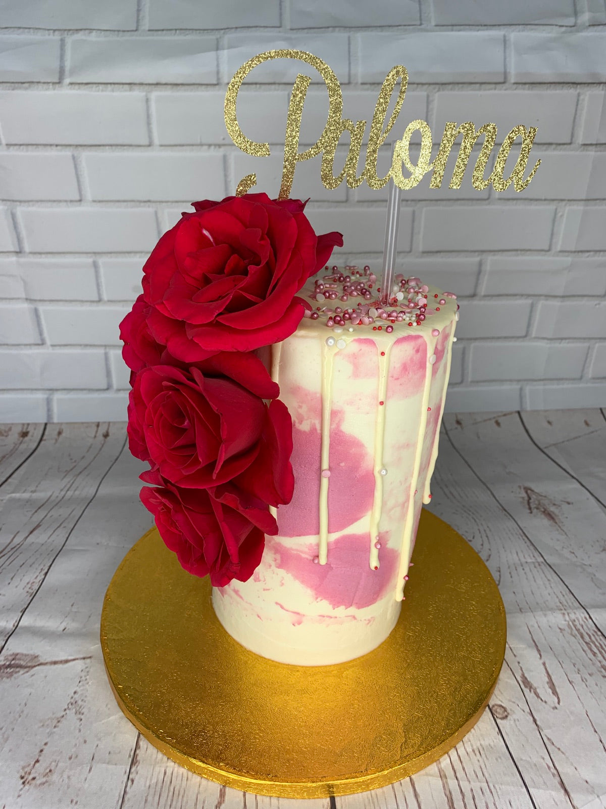 Custom celebration cake by Dimple Boy Cupcakes