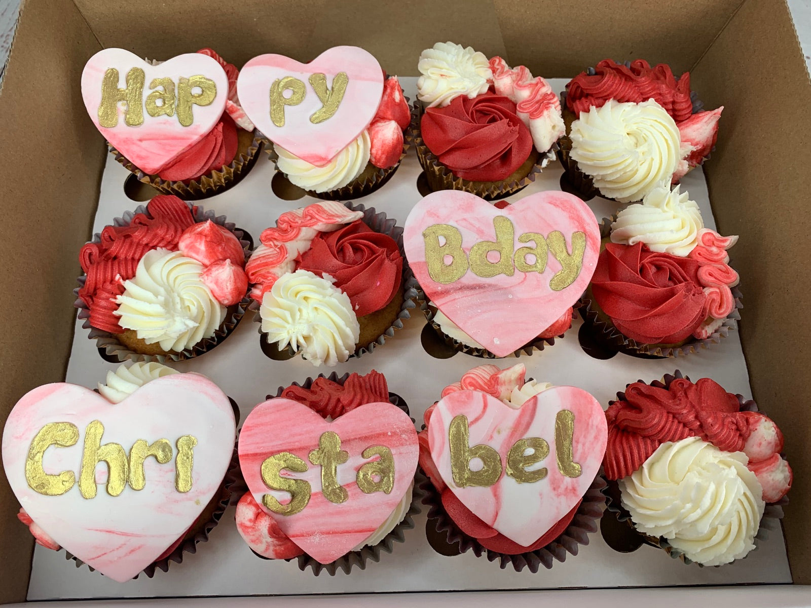 Birthday cake design from the Dimple Boy Cupcakes gallery