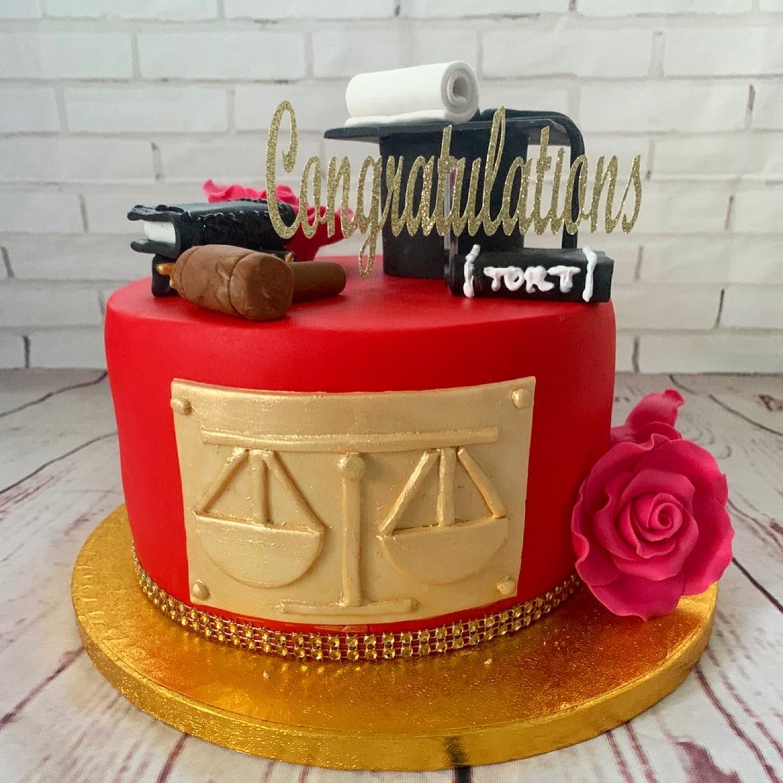 Corporate cupcake and branded bake example