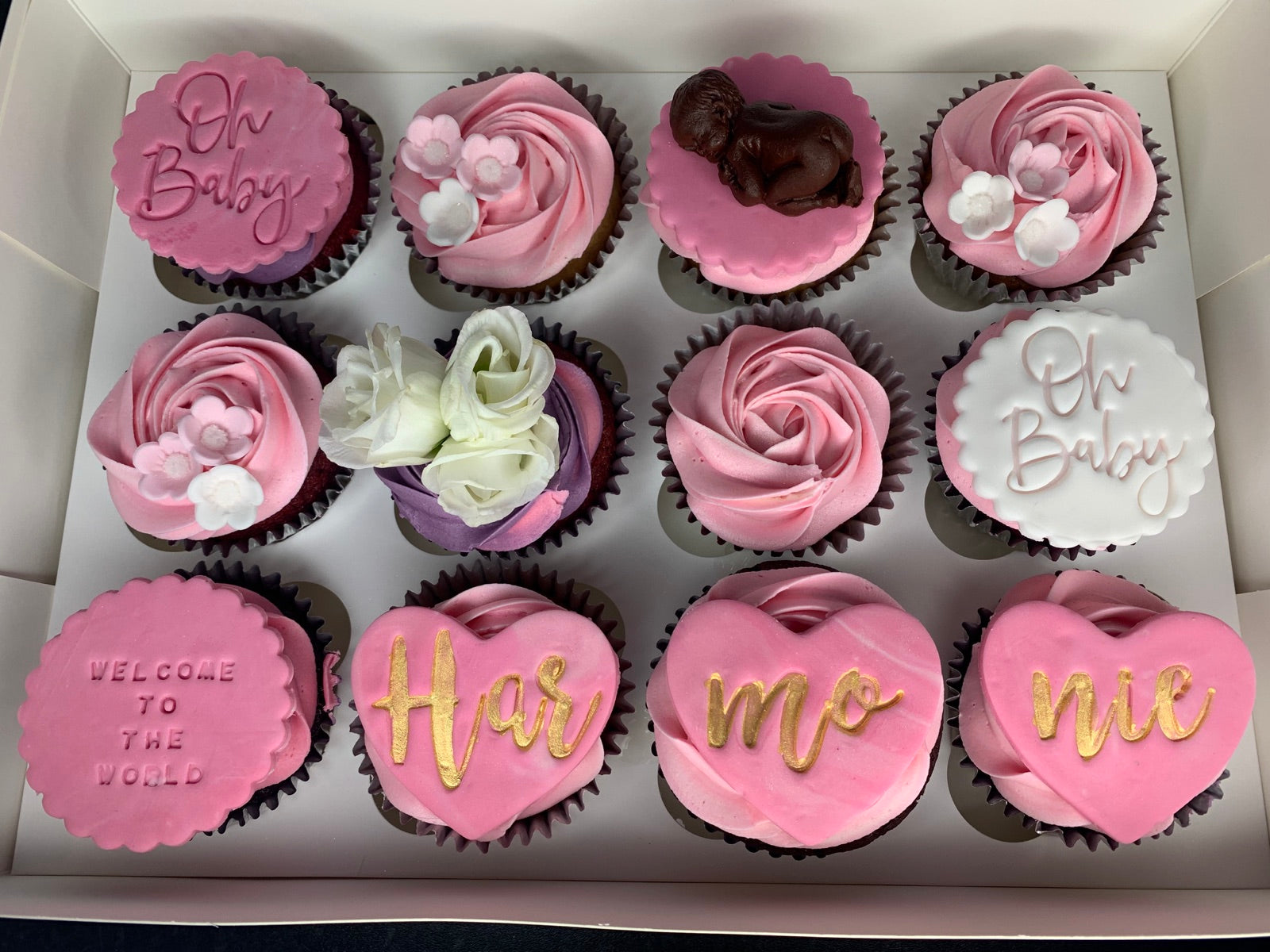 Birthday cake design from the Dimple Boy Cupcakes gallery