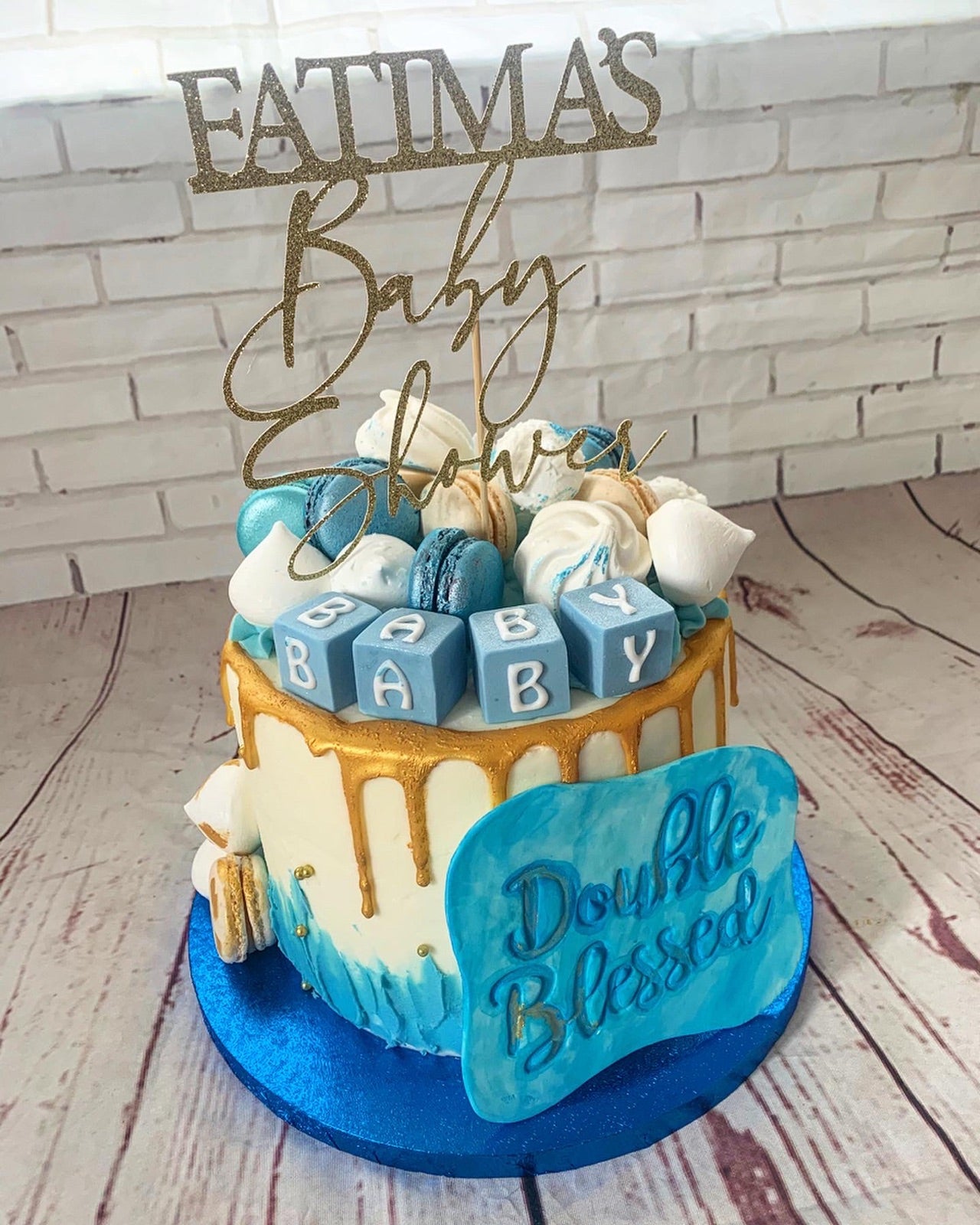 Custom celebration cake by Dimple Boy Cupcakes