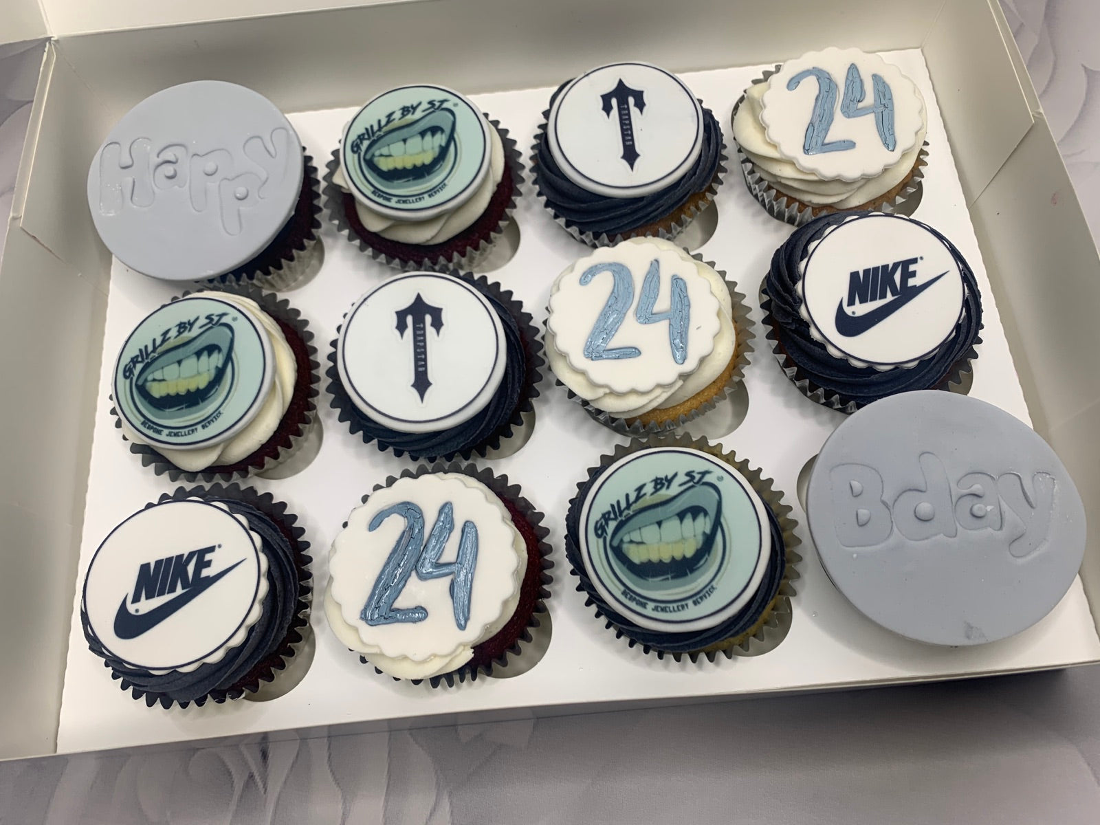 Birthday cake design from the Dimple Boy Cupcakes gallery