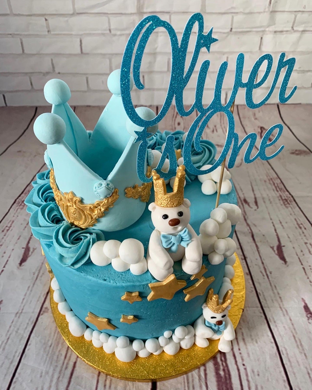 Custom celebration cake by Dimple Boy Cupcakes