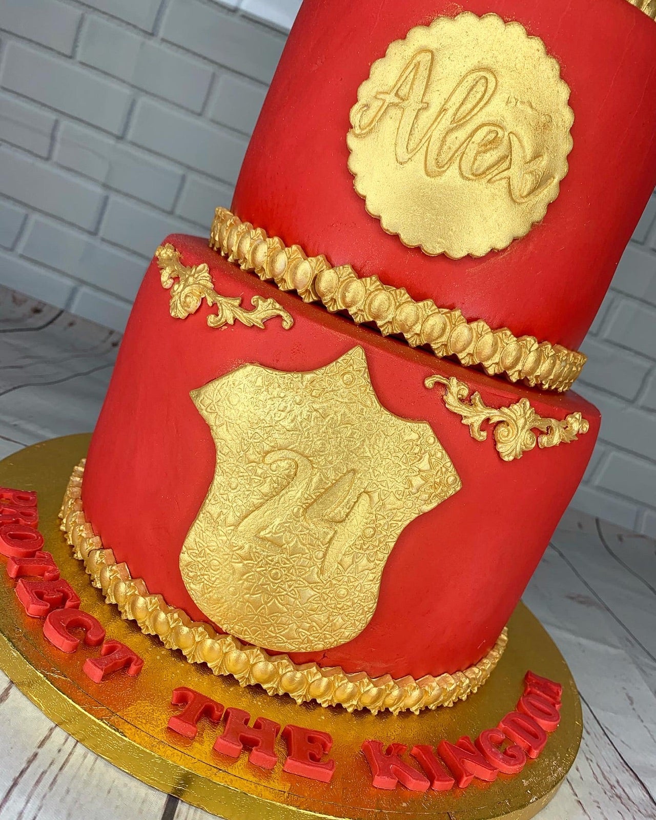 Birthday cake design from the Dimple Boy Cupcakes gallery