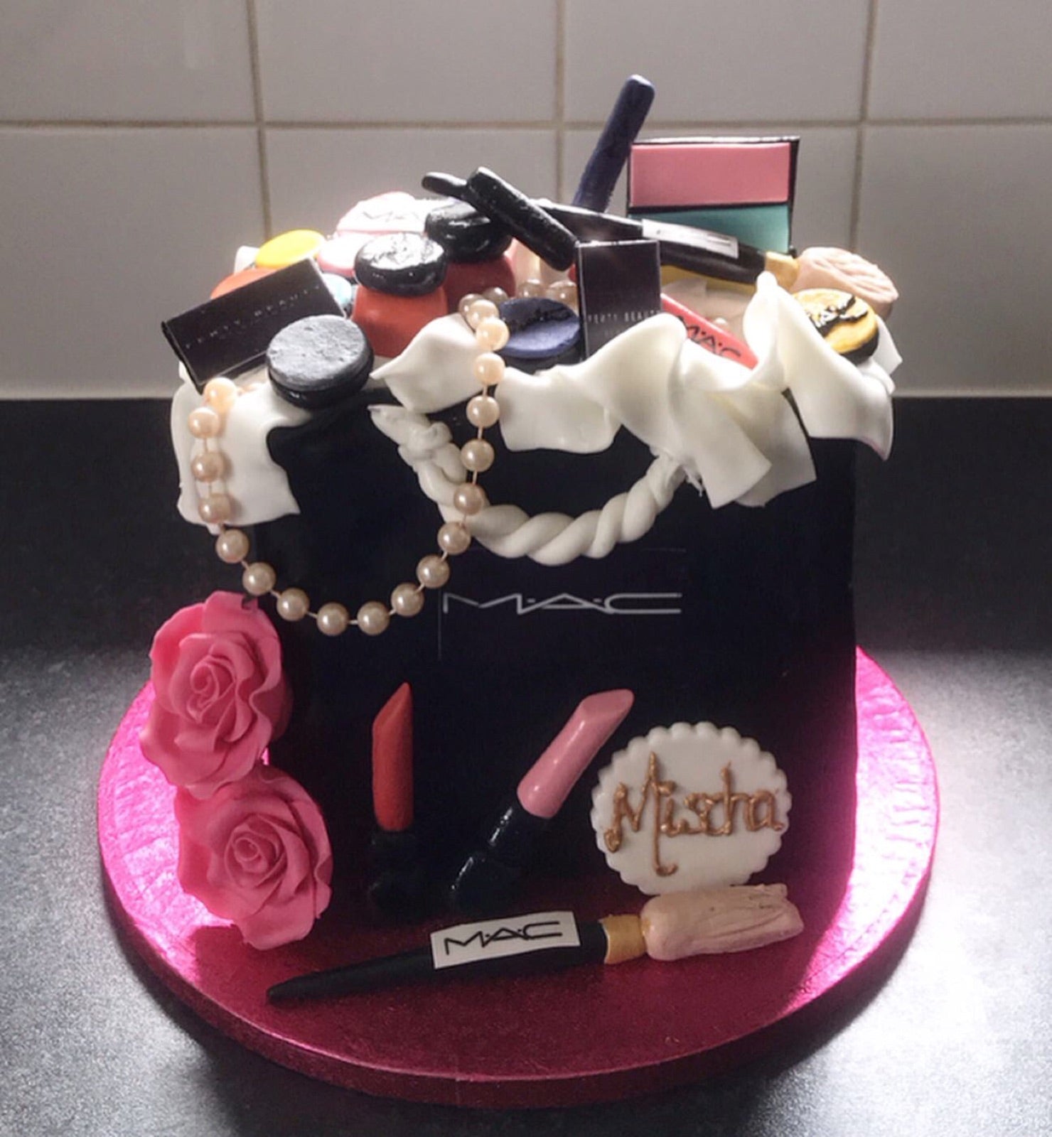 Bespoke cake and cupcake portfolio example