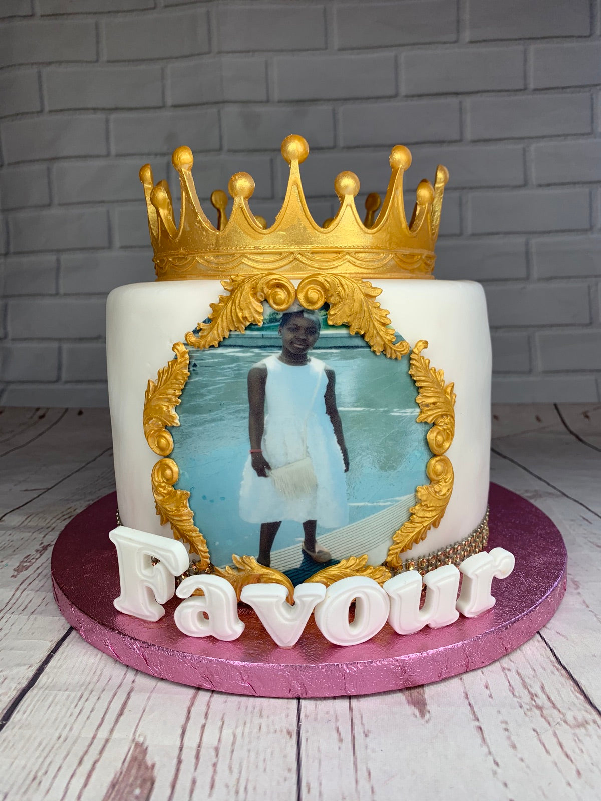 Custom celebration cake by Dimple Boy Cupcakes