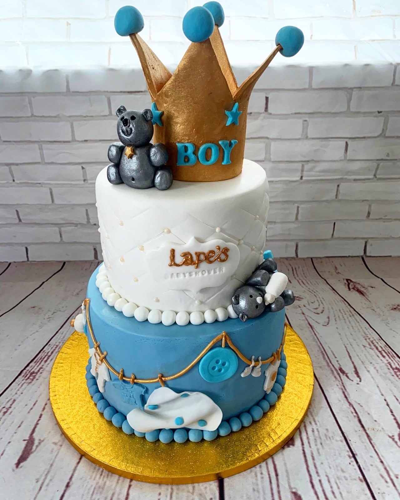 Corporate cupcake and branded bake example