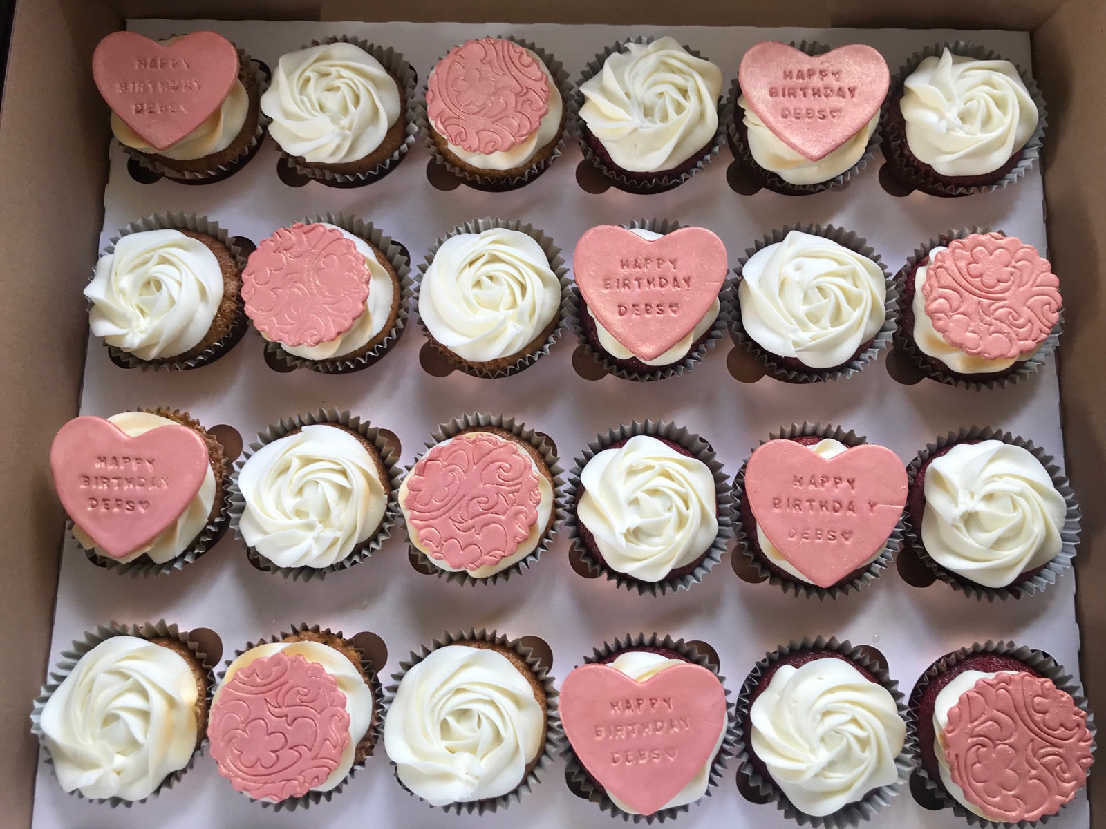 Birthday cake design from the Dimple Boy Cupcakes gallery