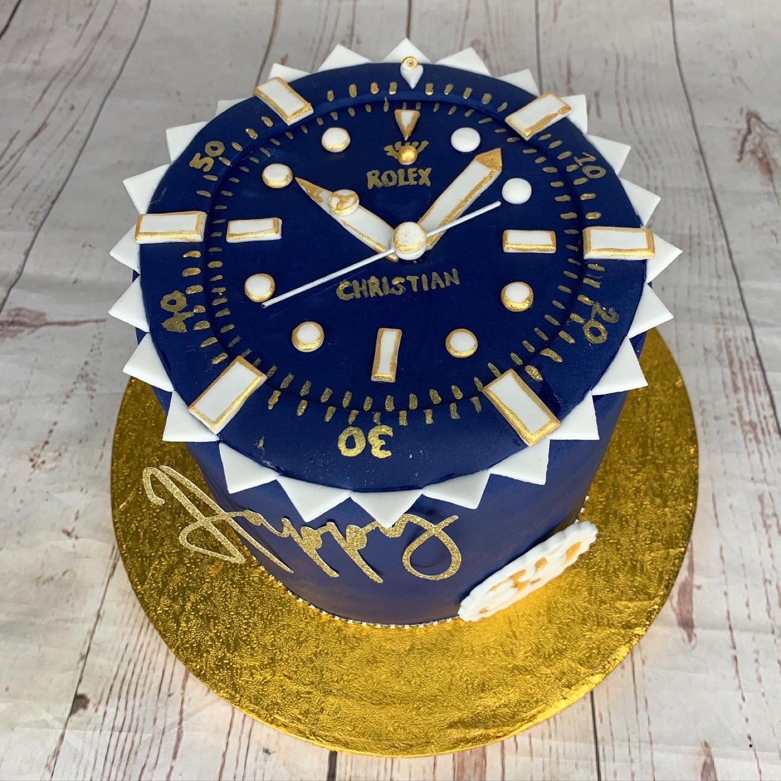 Corporate cupcake and branded bake example
